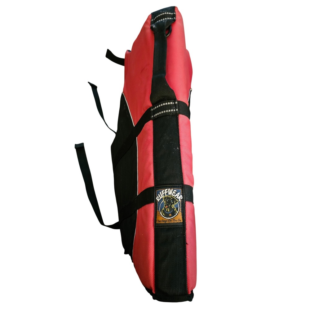 Ruffwear Float Coat Dog Life Jacket Red Black Large Reflective Water Safe Vest - Picture 6 of 7